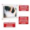Cool Modern Frames Clear Acrylic Float Frame with Gold Hardware